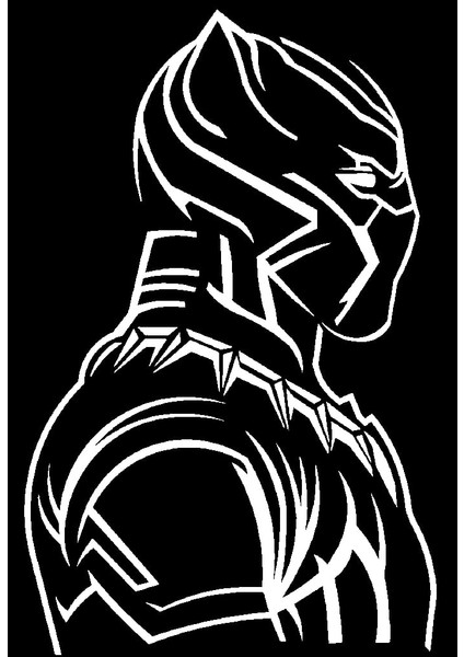 Kara Panter Şablonu 5 (Sadece Plastik Aparattır) 3D fiyatları