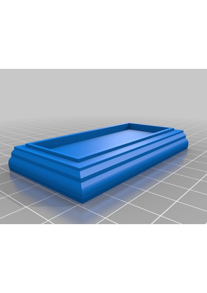 Üstte Çiçeklerle Iris Adı Kutusu - Düz Versiyonu Da (Sadece Plastik Aparattır) 3D indirimleri