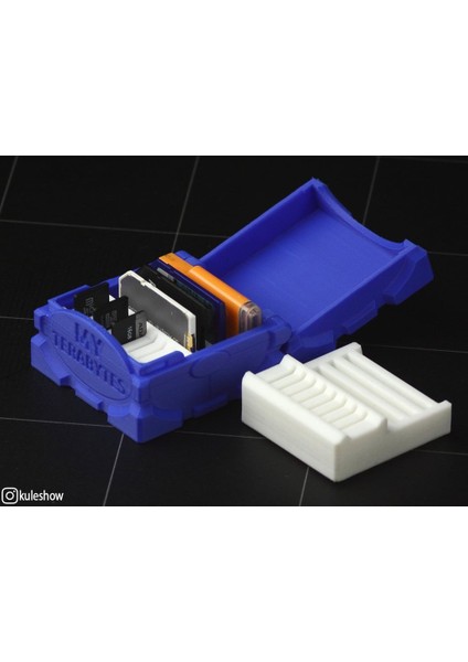 Microsd Kart Tutucusu Benim Terabaytlar (Sadece Plastik Aparattır) 3D