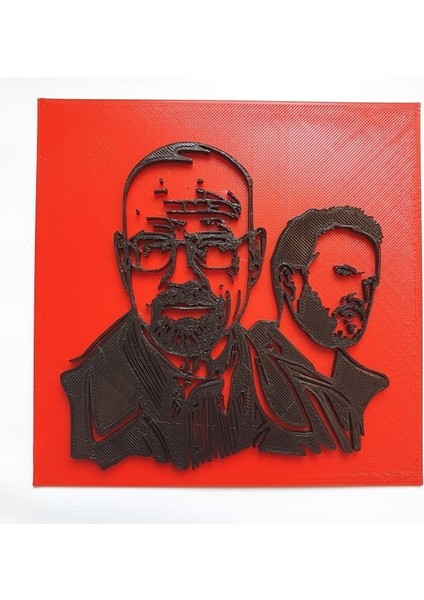 Walter White ve Pinkman (Sadece Plastik Aparattır!!!) 3D