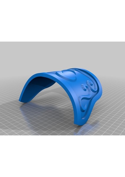 Zelda Ocarina Time Prenses Zelda Zırhı Pauldron (Sadece Plastik Aparattır!!!) 3D