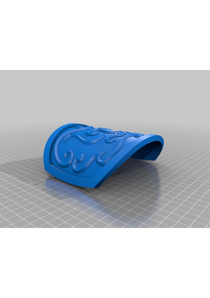 Zelda Ocarina Time Prenses Zelda Zırhı Pauldron (Sadece Plastik Aparattır!!!) 3D