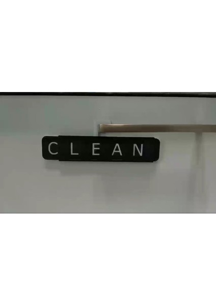 Bulaşık Makinesi Işareti Temiz - Kirli Kaydırıcı (Sadece Plastik Aparattır) 3D