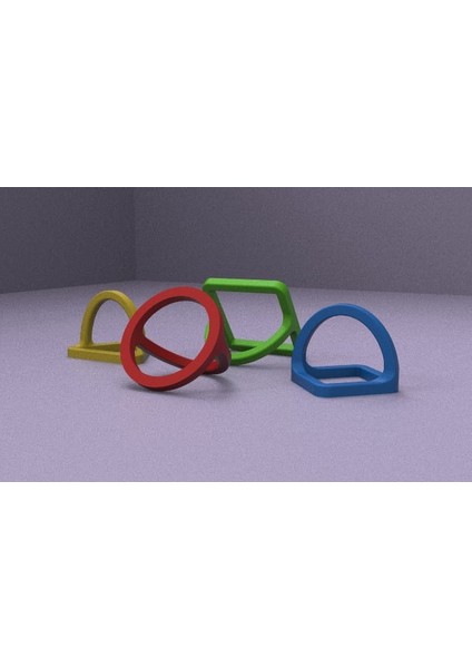 Geometrik Halkalar (Sadece Plastik Aparattır) 3D