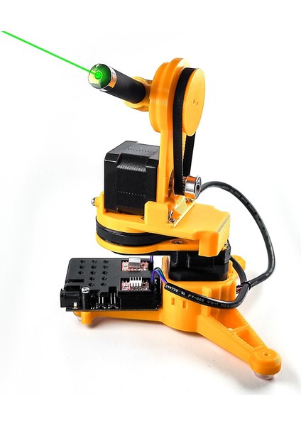 Lazer Pointer Robot (Uzaktan Kontrollü + Arduino + Python Kontrol Uygulaması + Ekstralar) (Sadece Plastik Aparattır) 3D fiyatları