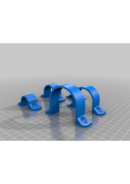 Hortum / Boru / Kablo Kelepçe Seti (Sadece Plastik Aparattır) 3D indirimleri