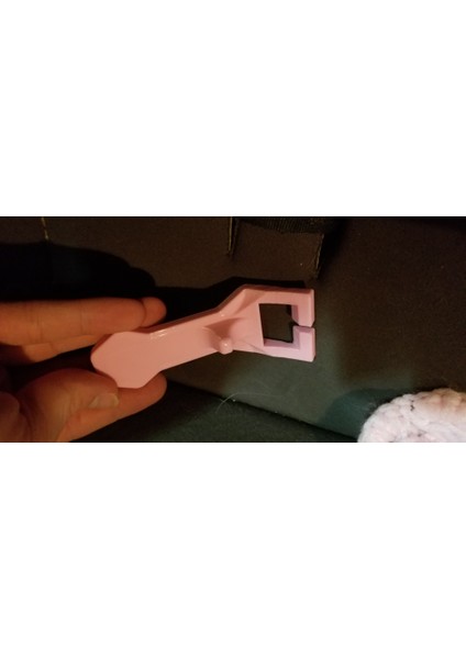 Araba Koltuğu Tokası (Sadece Plastik Aparattır) 3D