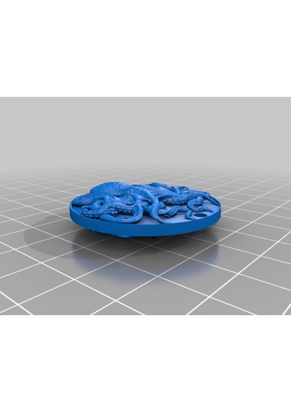 Delikli Ahtapot Madeni Para (Sadece Plastik Aparattır) 3D indirimleri