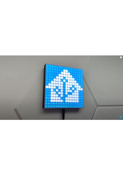 16X16 Difüzör ve Tek Parçalı Çerçeveli LED Matris Izgarası (Panel Montajı Dc Güç Adaptörü Için Delikli) (Sadece Plastik Aparattır!!!) 3D modelleri