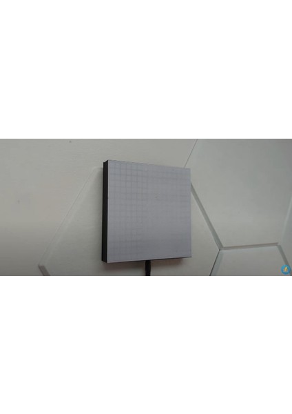 16X16 Difüzör ve Tek Parçalı Çerçeveli LED Matris Izgarası (Panel Montajı Dc Güç Adaptörü Için Delikli) (Sadece Plastik Aparattır!!!) 3D indirimleri