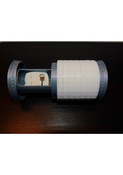 Nişan Yüzüğü Kutusu Kriptex Gibi (Sadece Plastik Aparattır) 3D fiyatları