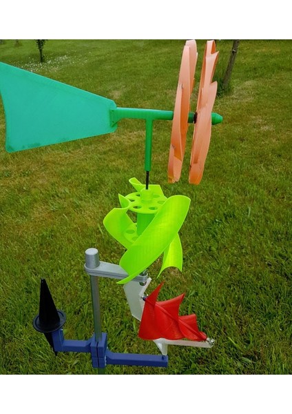 Rüzgar Türbini Savoniov Helix - Remix (Sadece Plastik Aparattır) 3D modelleri