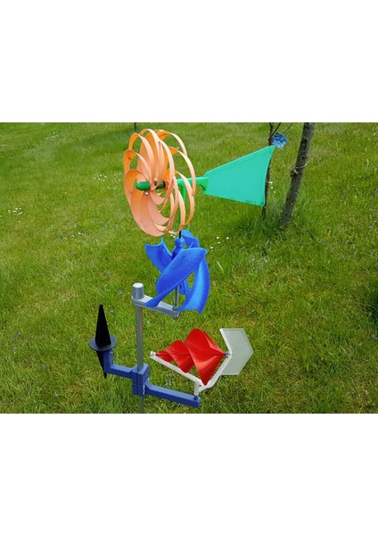 Rüzgar Türbini Savoniov Helix - Remix (Sadece Plastik Aparattır) 3D indirimleri