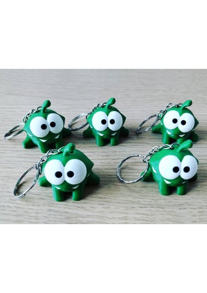 Om Nom Keychain (Çok Malzemeli) (Sadece Plastik Aparattır) 3D modelleri