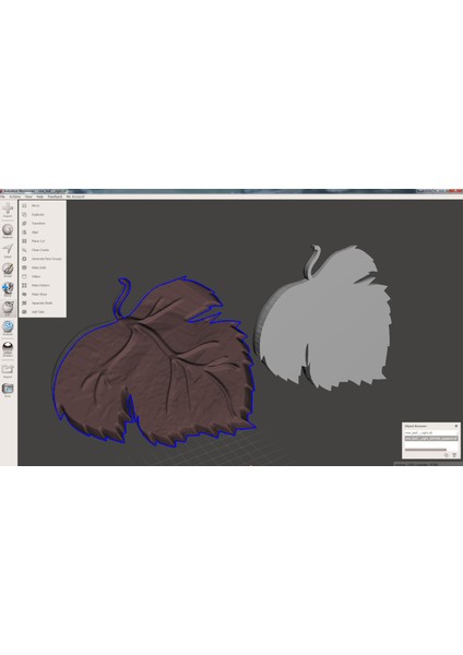 Buz / Çikolata Kalıp Ahududu Yapraklar Sketchup Meshmixer Öğretici (Sadece Plastik Aparattır) 3D fırsatları