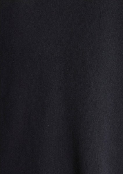 Mavi Logo Baskılı Siyah Tişört 1611193-900