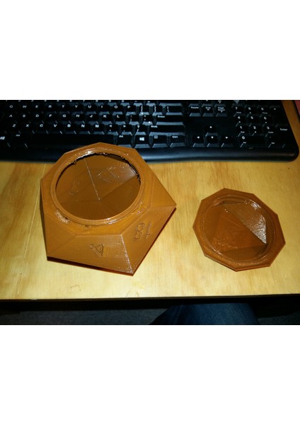 Vida Üst D20 Zar Kutusu V2 Remixed (Sadece Plastik Aparattır!!!) 3D fiyatları