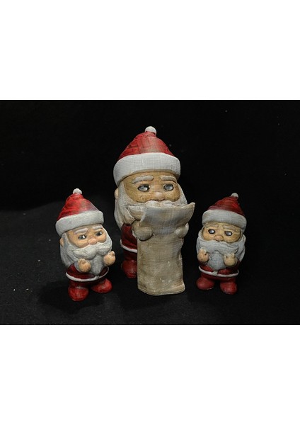 Noel Baba Ho Ho Ho (Sadece Plastik Aparattır!!!) 3D indirimleri