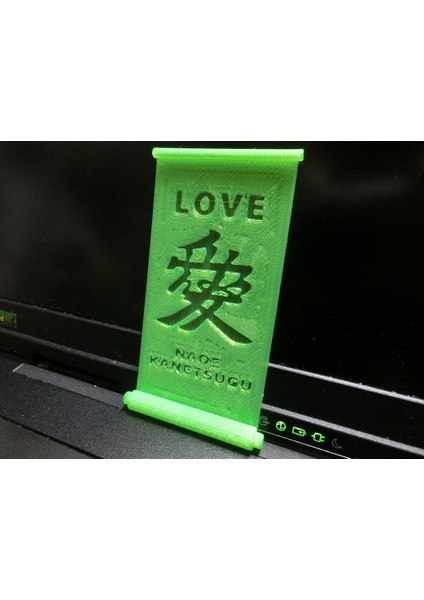 Japonya'nın Ruhu! Samuray Sembolü ve Kelimeleri Panosu #01 "naoe Kanetsugu" (Sadece Plastik Aparattır!!!) 3D fiyatları