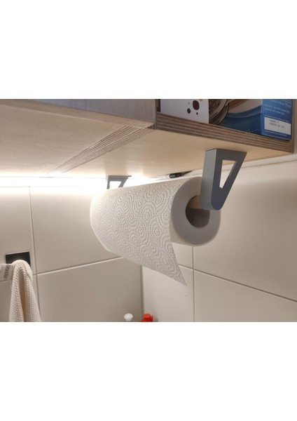 Dolap Kağıdı/mutfak Havlu Montajı Altında (Sadece Plastik Aparattır!!!) 3D