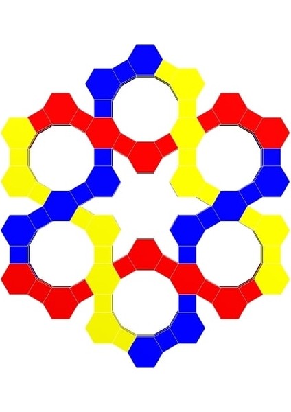 6 Bölüm Örgü Diyagramı 1 (Sadece Plastik Aparattır!!!) 3D