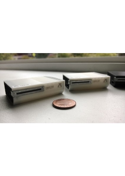 Mini Xbox One Lansman Sürümü (Beyaz) (Sadece Plastik Aparattır!!!) 3D