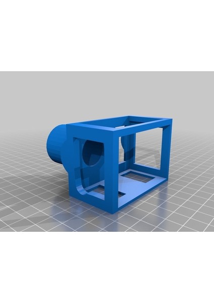 Gopro (Eski Modeller) Ila 1.25 "teleskop Adaptörü (Sadece Plastik Aparattır!!!) 3D