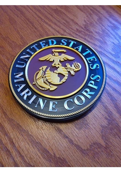 Amerika Birleşik Devletleri Deniz Piyadeleri Maker Coin (Sadece Plastik Aparattır!!!) 3D