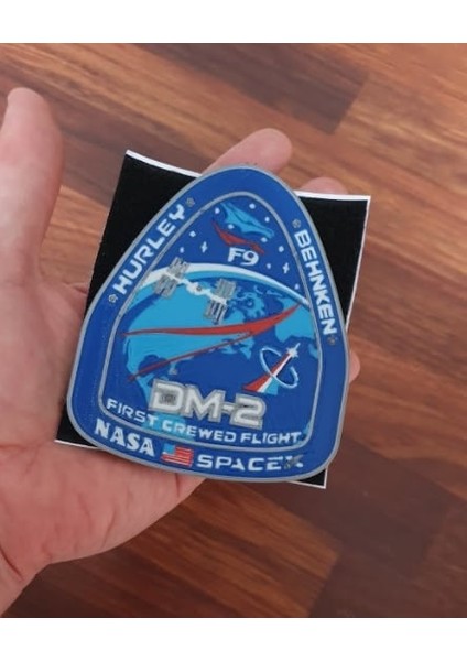 Nasa Spacex Ilk Mürettebat Uçuş Dm-2 Yaması Çok Molor (Sadece Plastik Aparattır!!!) 3D fiyatları
