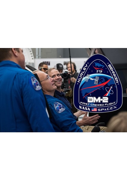 Nasa Spacex Ilk Mürettebat Uçuş Dm-2 Yaması Çok Molor (Sadece Plastik Aparattır!!!) 3D indirimleri