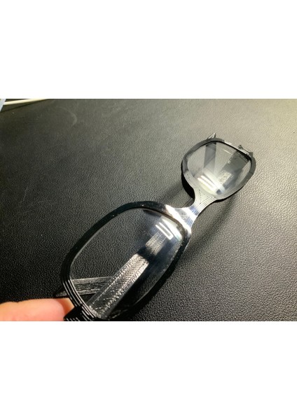 Lens Stl'den Başlayan Gözlükler Için Parametrik Çerçeve (Sadece Plastik Aparattır!!!) 3D fırsatları