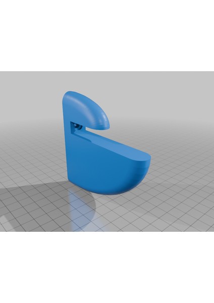 1,5 cm Kalınlığında Raf Desteği (Sadece Plastik Aparattır!!!) 3D