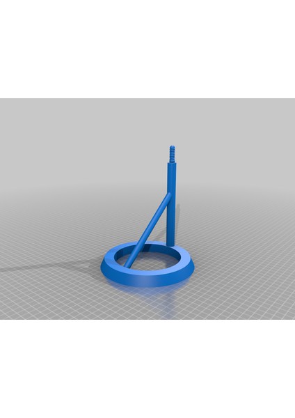 Mikrofon Standı Alt Sıfır Şok Montajı (Destek Yok) (Sadece Plastik Aparattır!!!) 3D
