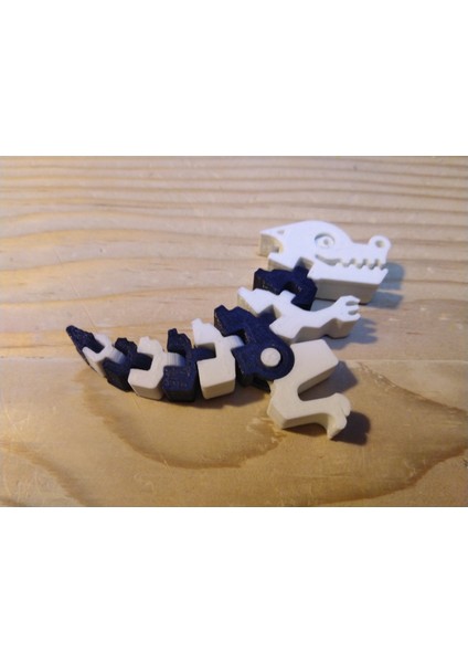 Flexi Dino Keychain Remix (Sadece Plastik Aparattır!!!) 3D modelleri