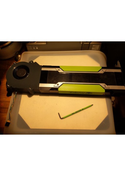 Tesla P40 Radyal Fan Örtüsü (Sadece Plastik Aparattır!!!) 3D