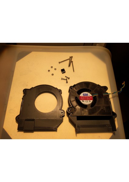 Tesla P40 Radyal Fan Örtüsü (Sadece Plastik Aparattır!!!) 3D indirimleri