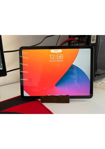 Ahşap Kütük ipad Standı (Sadece Plastik Aparattır!!!) 3D