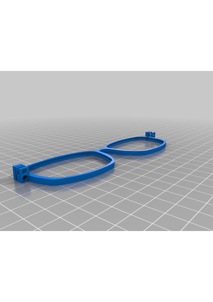 Openscad ve Svg ile Parametrik Gözlük (Sadece Plastik Aparattır!!!) 3D modelleri