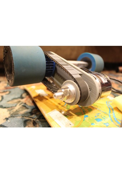 Elektrikli Longboard Fırçasız Motor Montajı (Sadece Plastik Aparattır!!!) 3D fırsatları