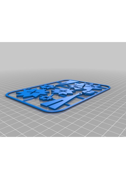 Evergreen Noel Ağacı Kartı - Base ile (Sadece Plastik Aparattır!!!) 3D modelleri