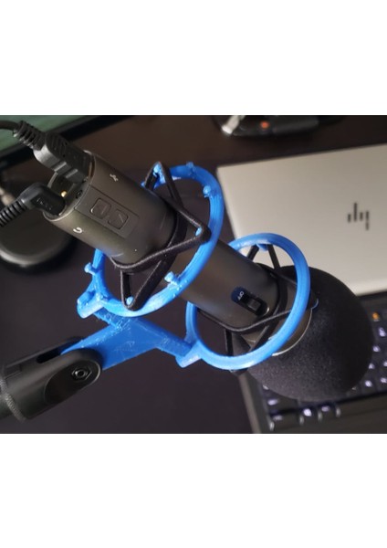 Mikrofon Şok Mount Samson Q2U (Sadece Plastik Aparattır!!!) 3D fırsatları