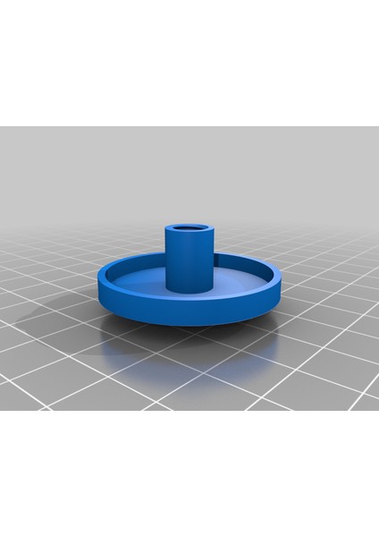 Iç M8 Iplikli Musluk Kapağı (Sadece Plastik Aparattır!!!) 3D
