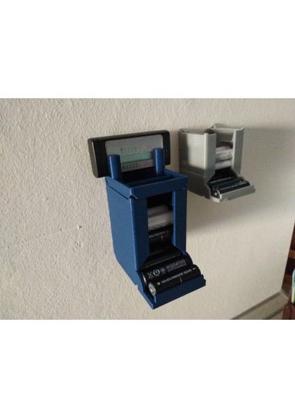 Duvar Delikli Pil Dağıtıcı Aa ve Aaa (Sadece Plastik Aparattır!!!) 3D fiyatları