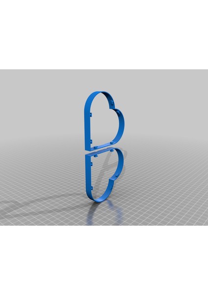 Peluş Kalpli Kutu (Sadece Plastik Aparattır!!!) 3D indirimleri