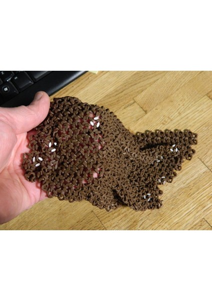 Ince Örgü Zincirleme (Sadece Plastik Aparattır!!!) 3D