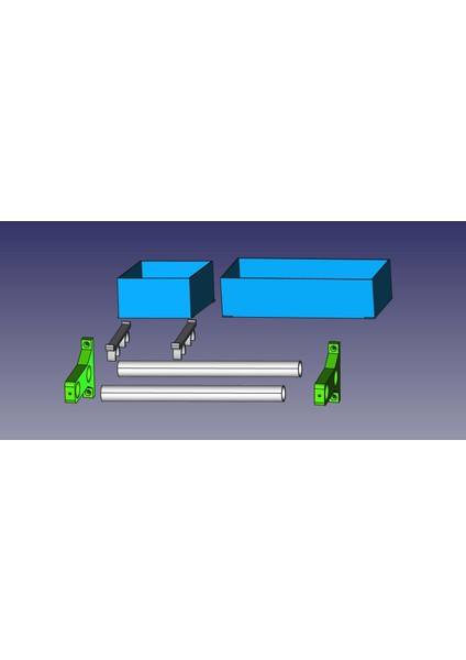 Dolap Kapısı Rafı / Dolap Kapısı Depolama (Sadece Plastik Aparattır!!!) 3D