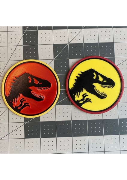 Jurassic Park Coasters (Sadece Plastik Aparattır!!!) 3D