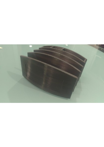 Kalem Fincanı ile Kavisli Posta Caddy (Sadece Plastik Aparattır!!!) 3D