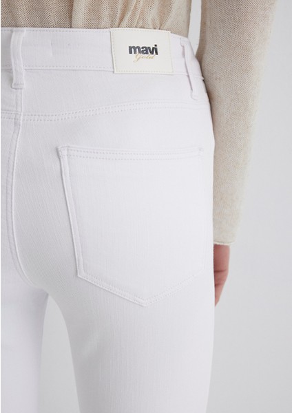 Kendra Gold Premium Beyaz Jean Pantolon 1074686459