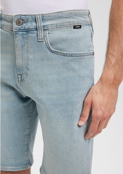 Brian Steet Puslu Açık Mavi Jean Şort 0418487144